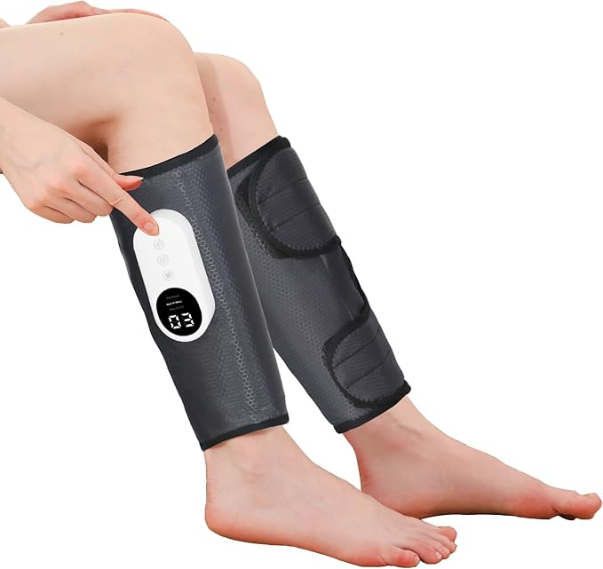 Squeeze Gear Leg Massager(2pcs) – Air Compression & Heat Therapy for Ultimate Relief