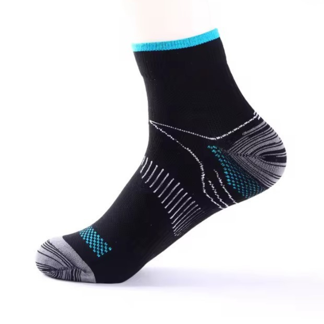 Ankle Compression Socks 15–20 mmHg for Support, Swelling & Pain Relief
