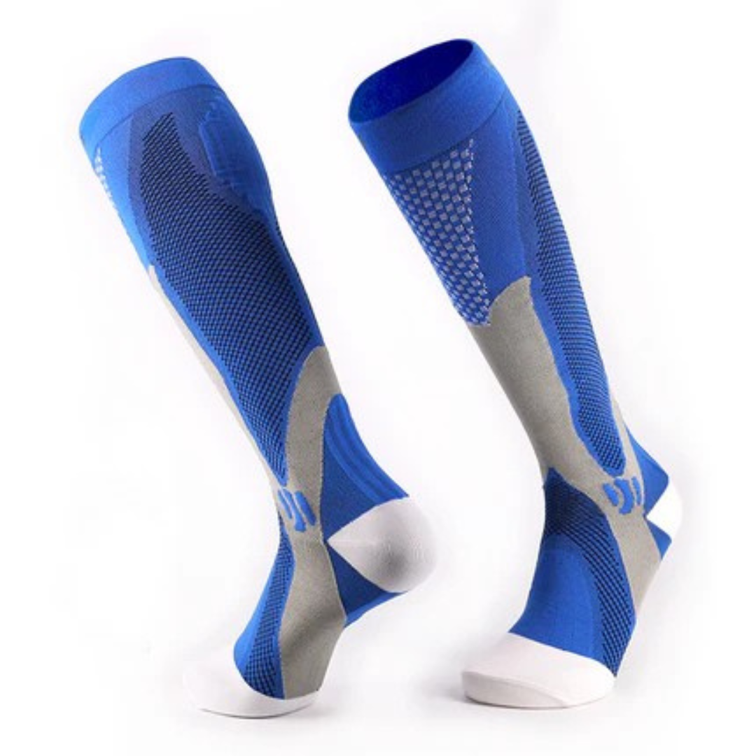 Graduated Compression Socks – Blue (20–30 mmHg)
