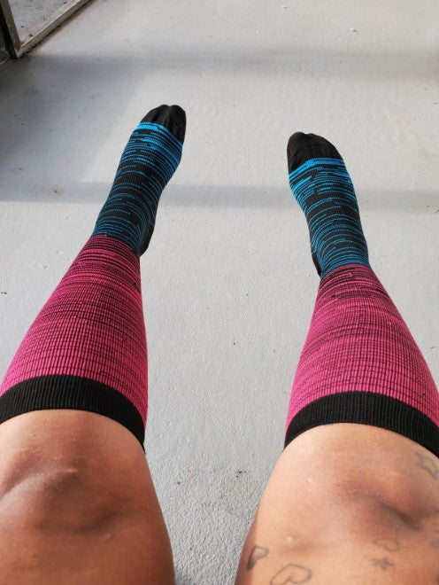 SqueezeGear compression socks review from CNA working 12 hour shifts