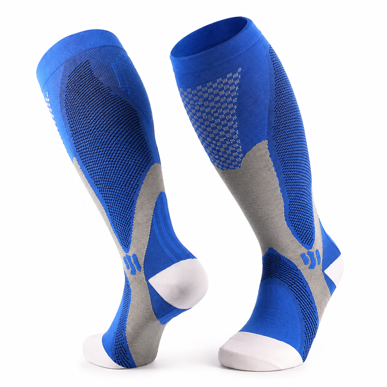 Plus Size Graduated Compression Socks for Men and Women (3 Pairs)