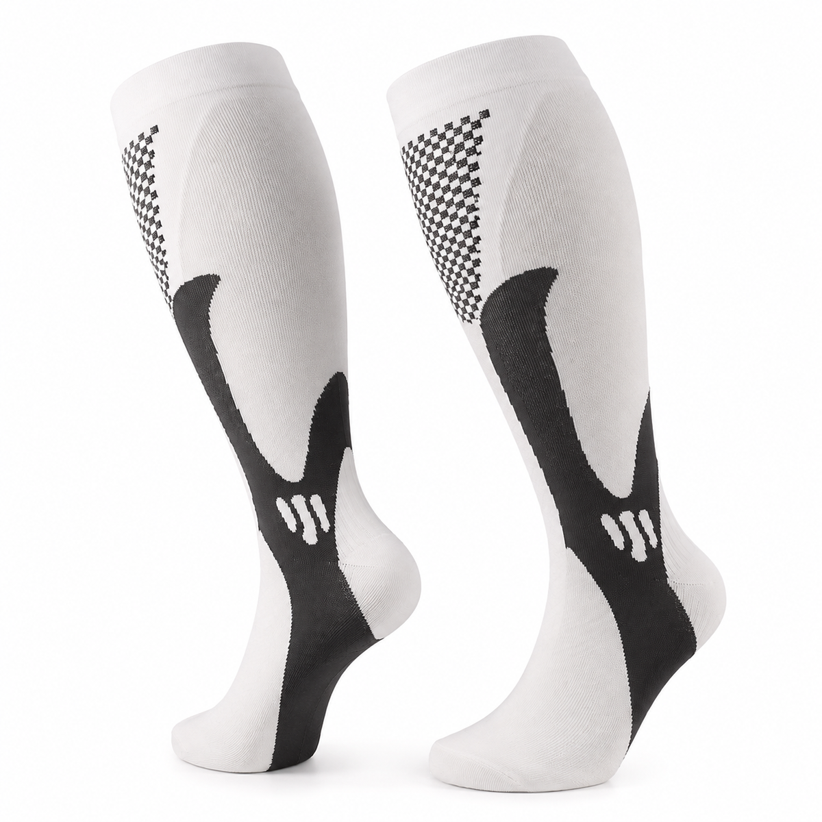 Plus Size Graduated Compression Socks for Men and Women (3 Pairs)