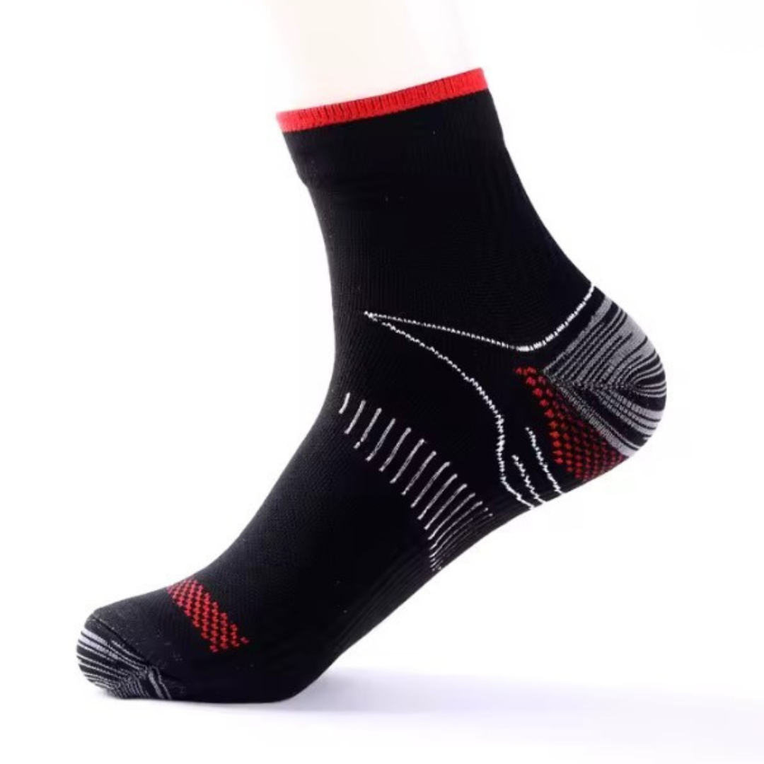 Ankle Compression Socks 15–20 mmHg for Support, Swelling & Pain Relief