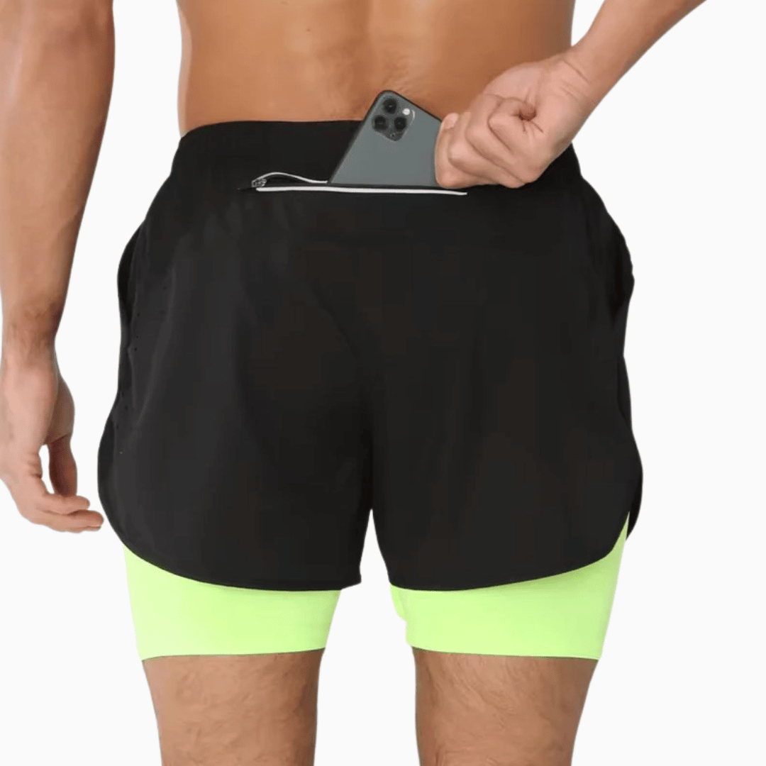Quick Dry 2-in-1 Running Shorts for Men | SqueezeGear