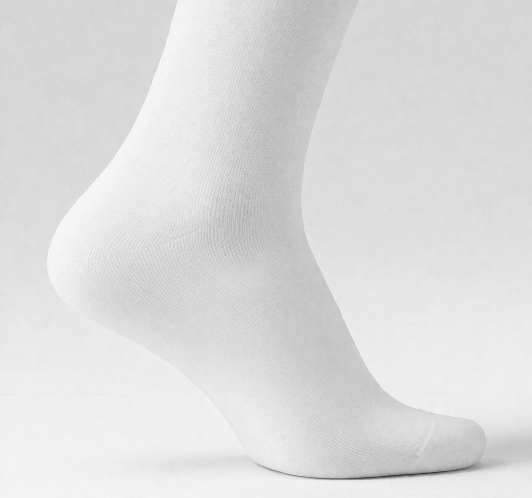 Squeezegear Daily Wear Compression Socks White