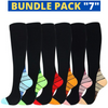 Squeezegear (6 Pairs Bundle) Compression Socks - SqueezeGear