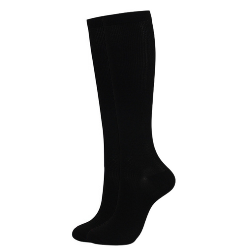 Black Compression Socks for Men and Women 15-20 mmHg - SqueezeGear