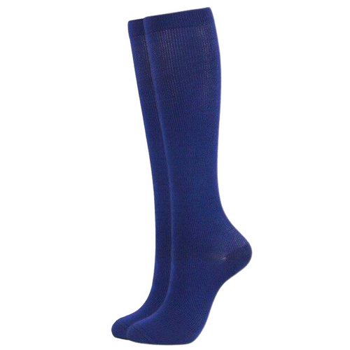 Blue Compression Socks for Men and Women 15-20 mmHg - SqueezeGear