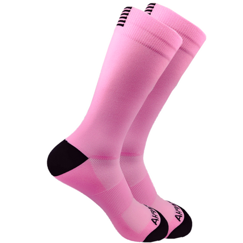 SqueezeGear Ankle Compression Socks (Pink) - SqueezeGear