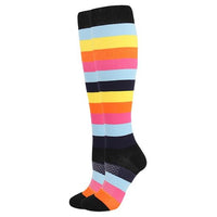 Rainbow Compression Socks for Men and Women 15-20 mmHg - SqueezeGear