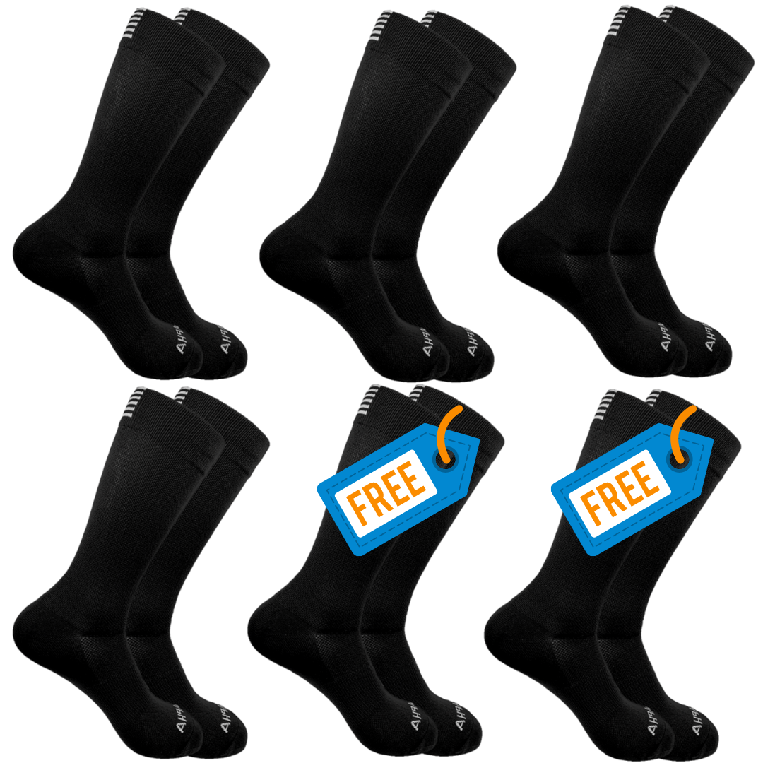 SqueezeGear Ankle Compression Socks (6 Pairs) - SqueezeGear