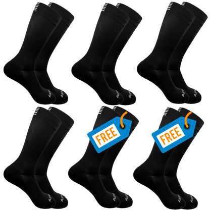 SqueezeGear Ankle Compression Socks (6 Pairs) - SqueezeGear