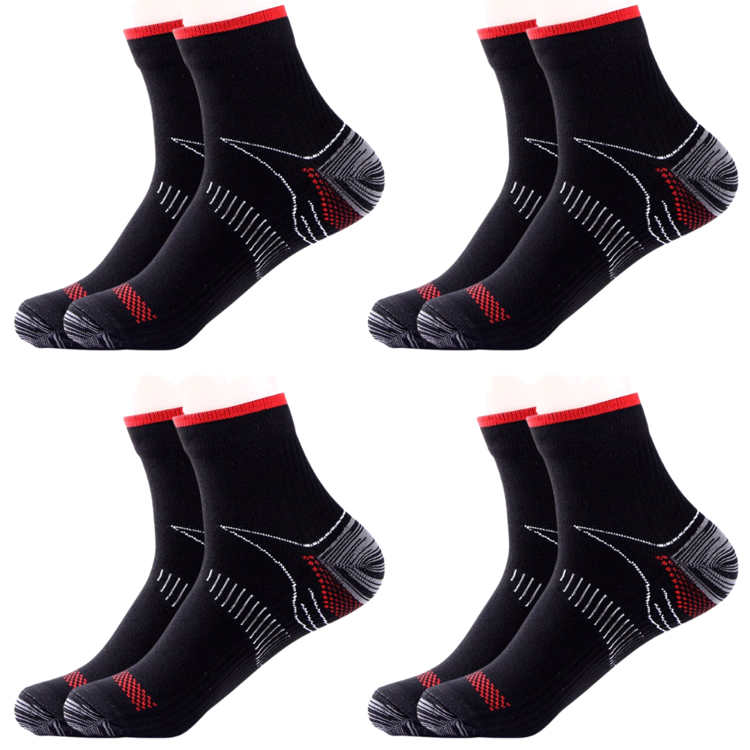 Pro Ankle Compression Socks (4 Pairs)