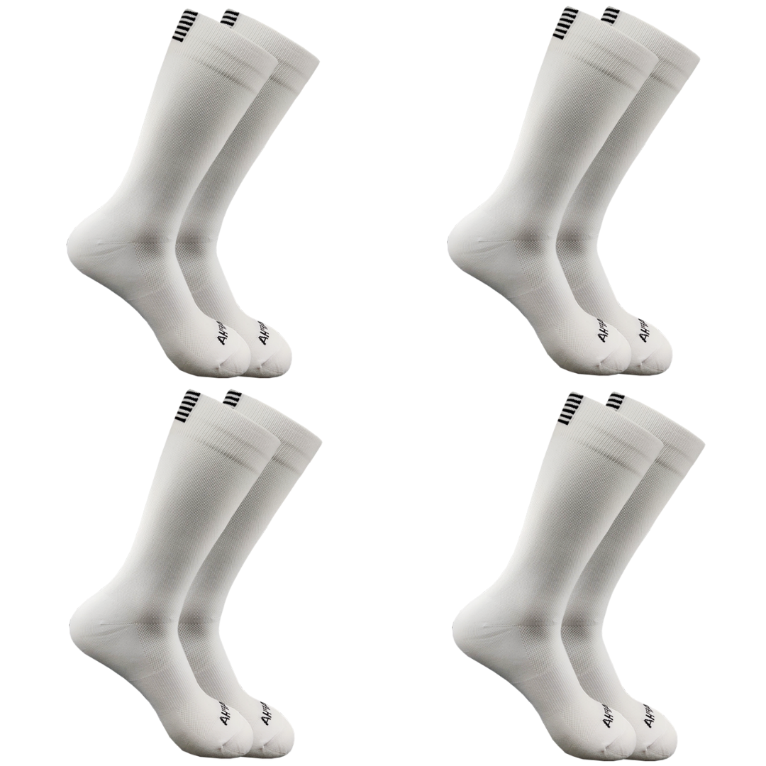 SqueezeGear Ankle Compression Socks (4 Pairs)