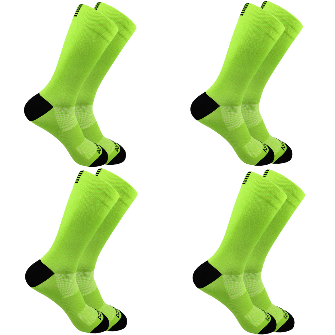 SqueezeGear Ankle Compression Socks (4 Pairs)