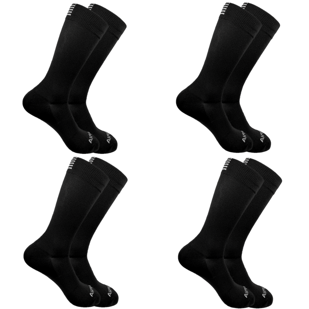 SqueezeGear Ankle Compression Socks (4 Pairs)