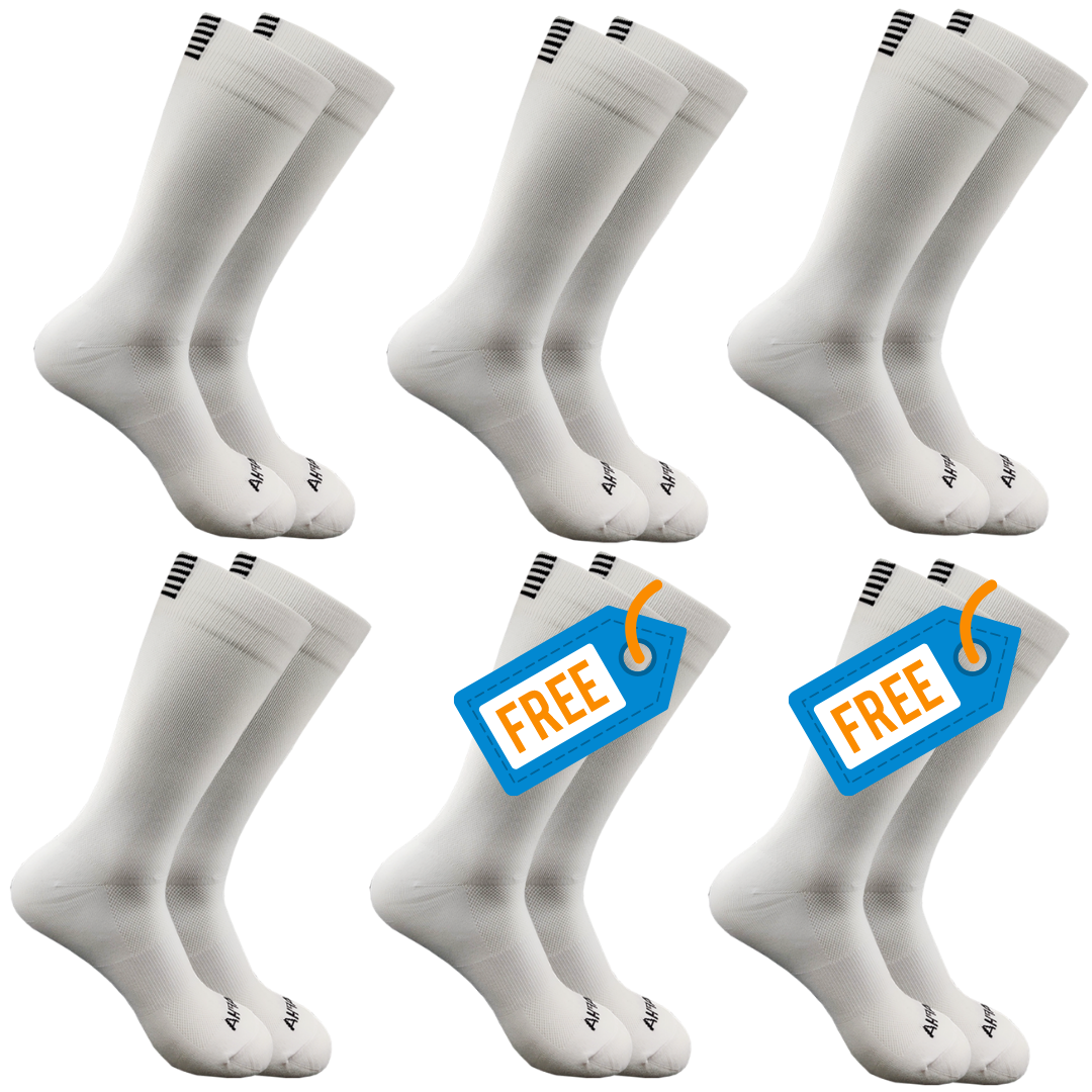 SqueezeGear Ankle Compression Socks (6 Pairs) - SqueezeGear