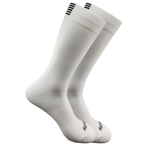 SqueezeGear Ankle Compression Socks (White) - SqueezeGear