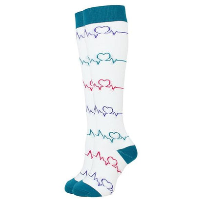 White Hope Compression Socks for Men and Women 15-20 mmHg - SqueezeGear